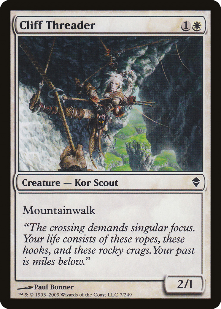 Cliff Threader (ZEN-007) - Zendikar Foil