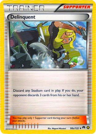 Delinquent 98a/122 - Alternate Art Promos Holofoil