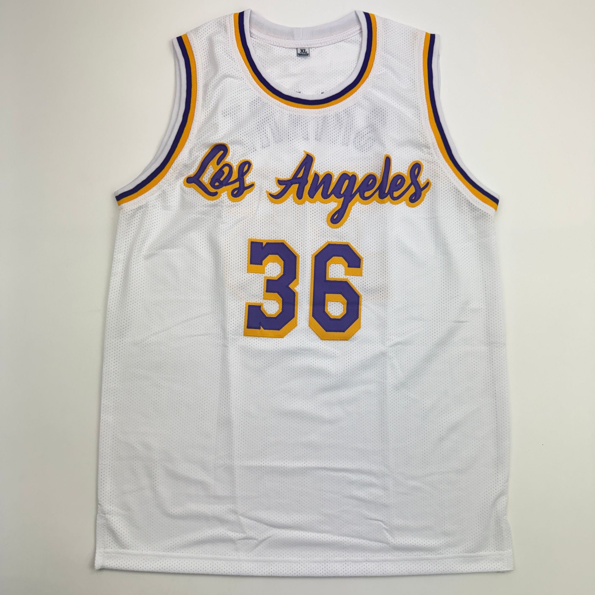 Autographed/Signed Marcus Smart Los Angeles White Basketball Jersey Beckett BAS COA