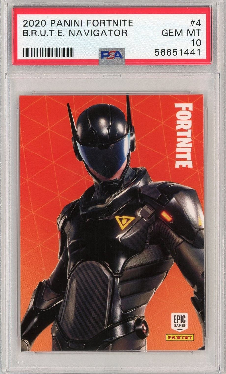 Graded 2020 Panini Fortnite B.R.U.T.E Navigator #4 Trading Card PSA 10 Gem Mint