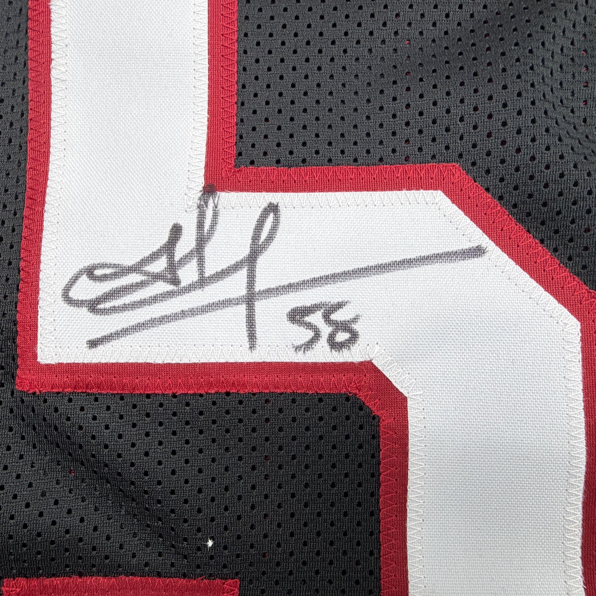 Autographed/Signed Jordan Hicks Arizona Black Football Jersey JSA COA