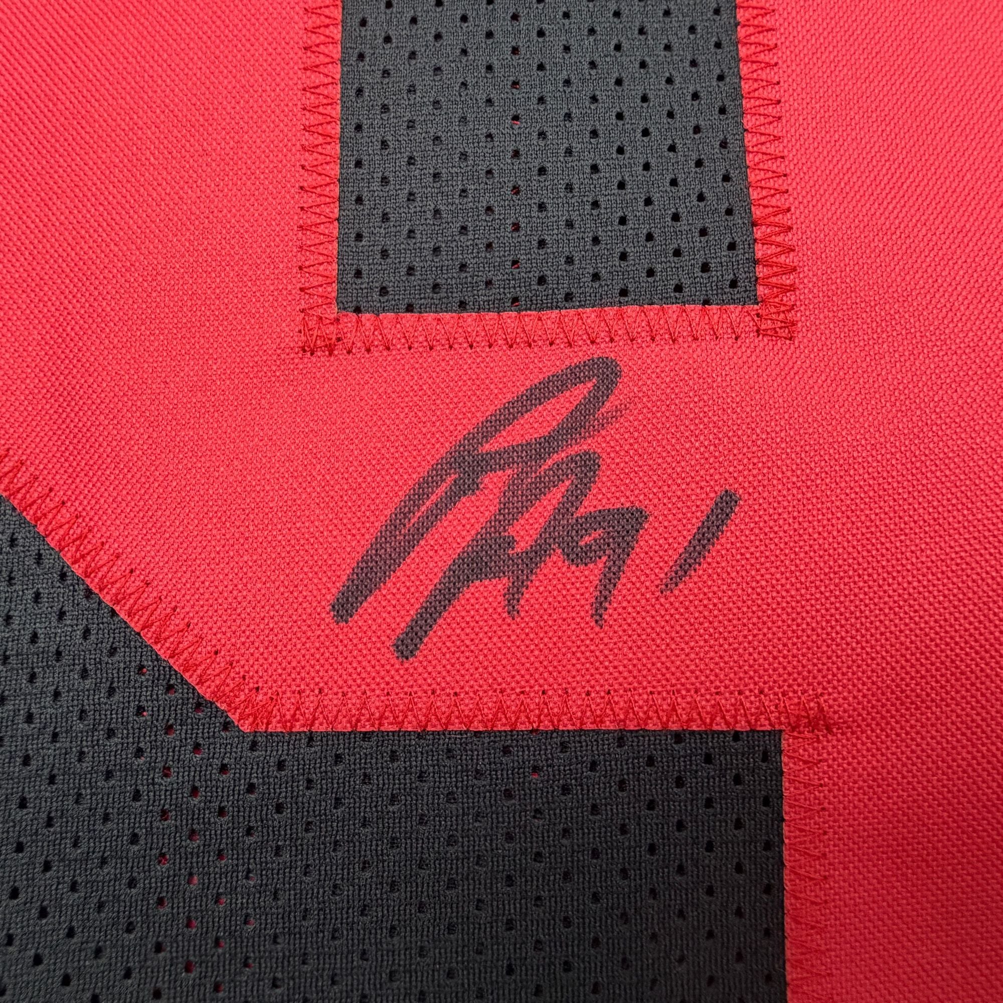 Autographed/Signed Arik Armstead San Francisco Black Football Jersey Beckett BAS COA