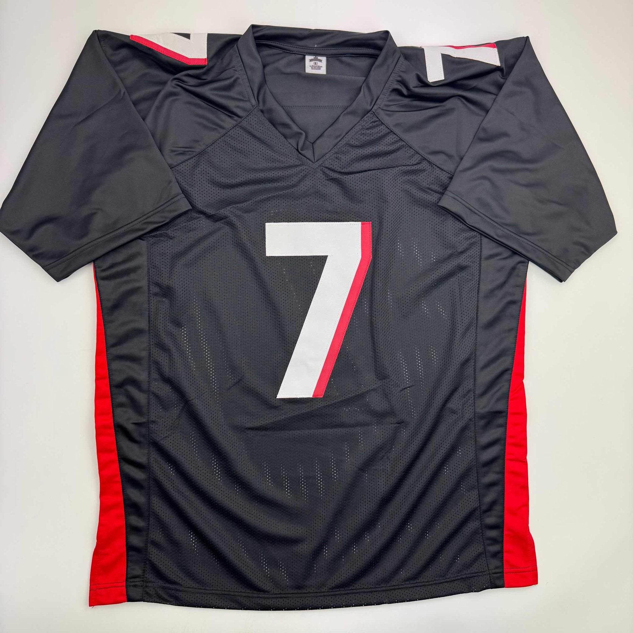 Autographed/Signed Bijan Robinson Atlanta Black Football Jersey Beckett BAS COA
