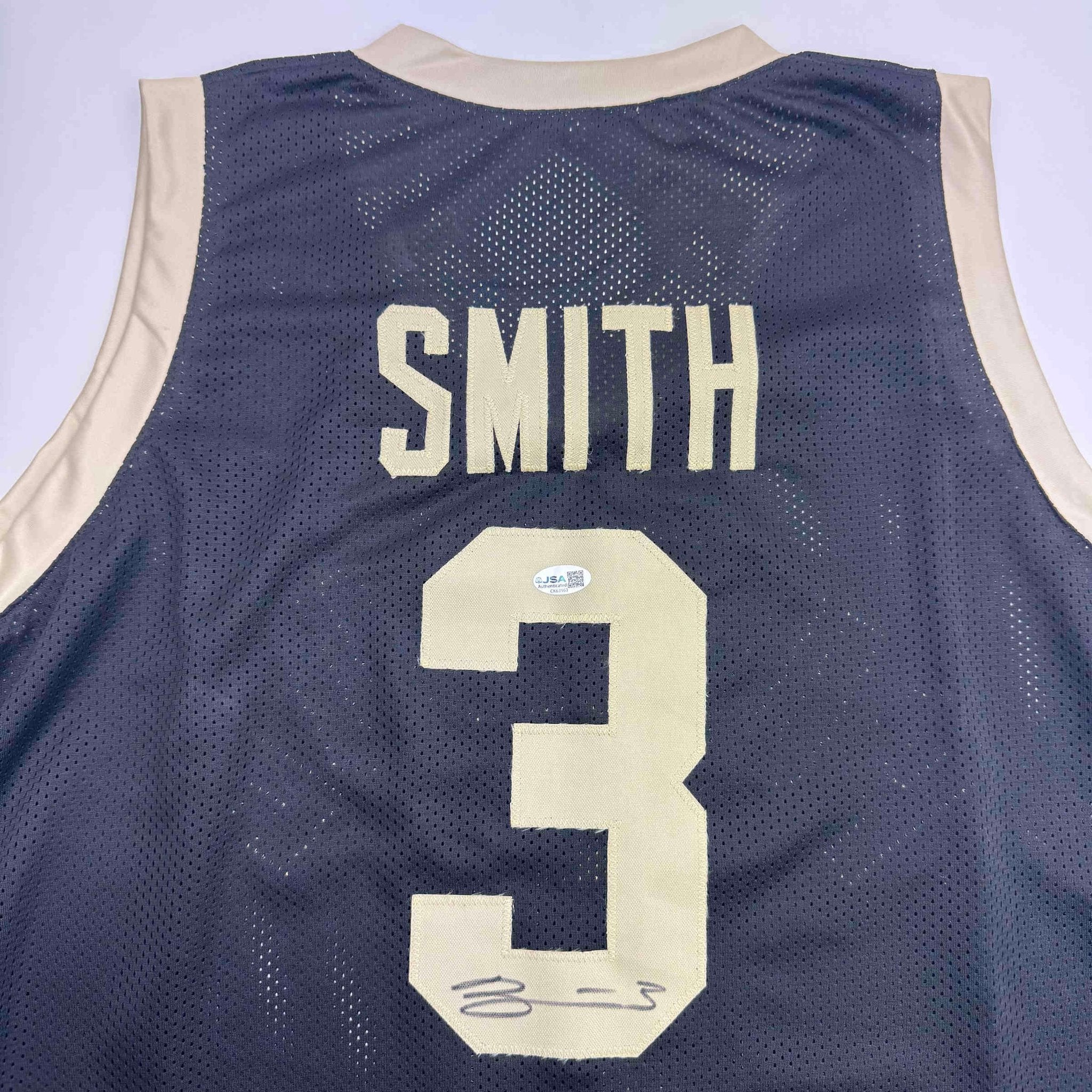 Autographed/Signed Braden Smith Purdue Black College Basketball Jersey JSA COA