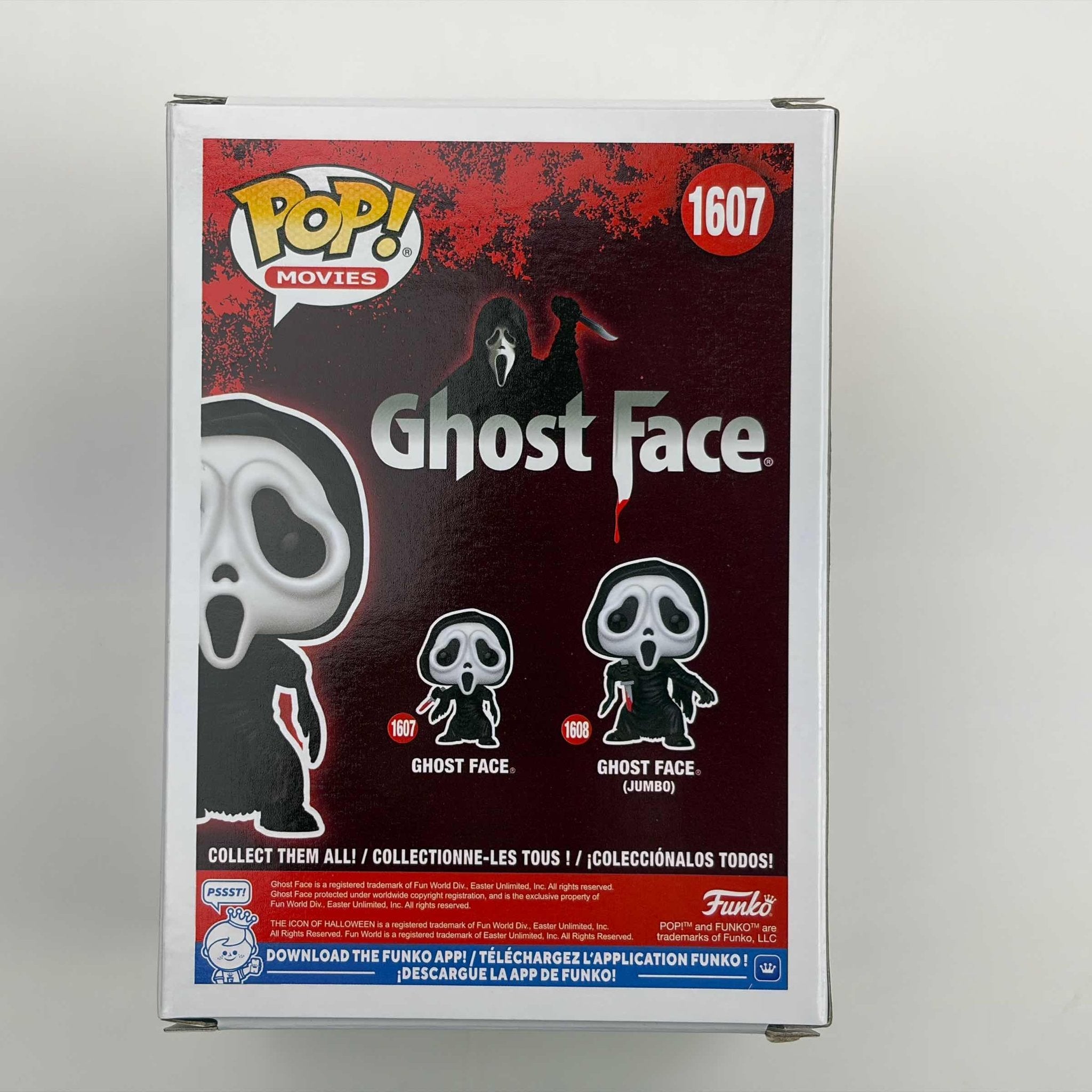 Autographed/Signed Skeet Ulrich Inscribed Billy Ghostface Scream Funko Pop #1607 Movie Figurine Toy JSA COA