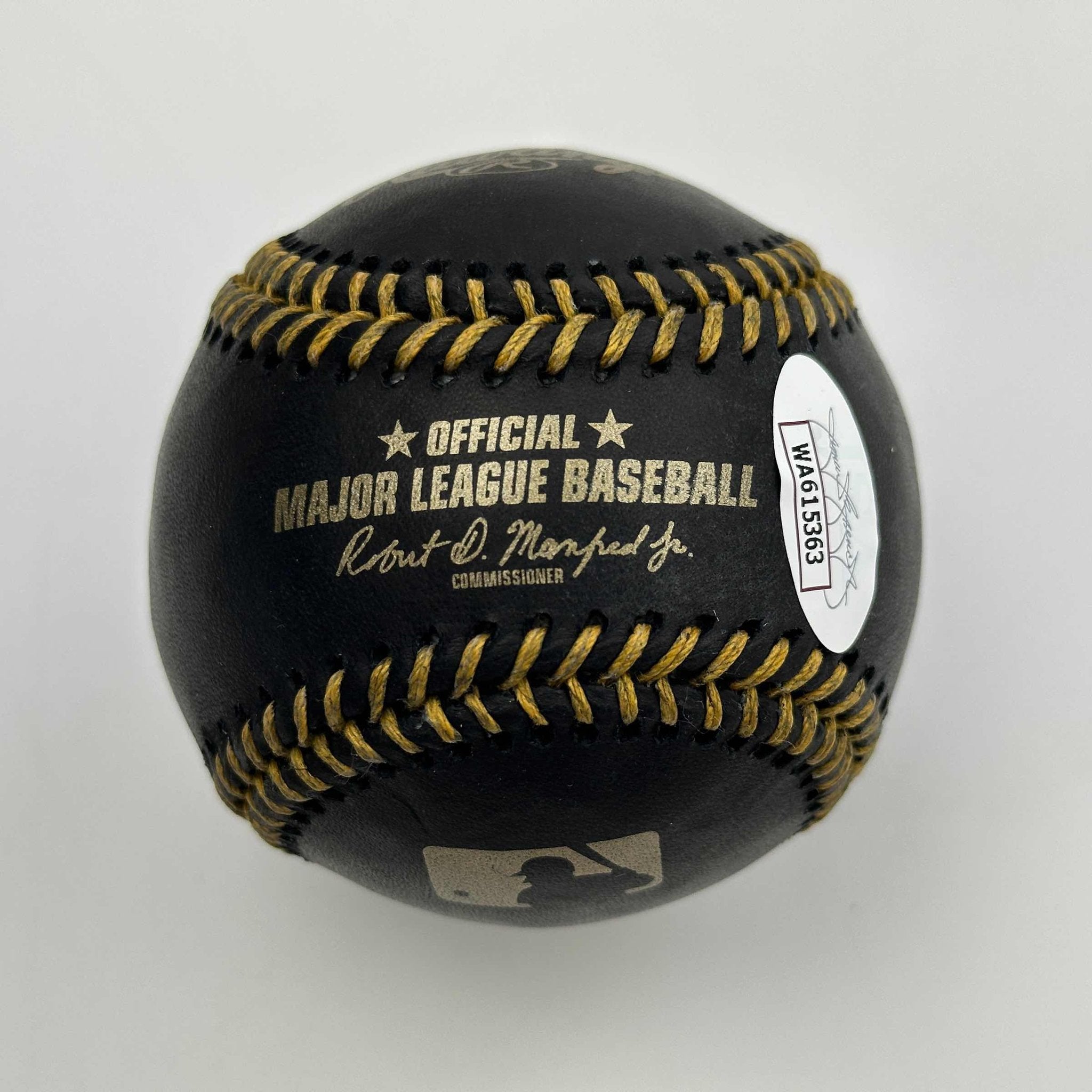 Autographed/Signed Gary Sheffield Black Rawlings Official Major League ROML Baseball JSA COA