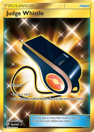 Judge Whistle (Secret) 194/181 - SM  Team Up Holofoil