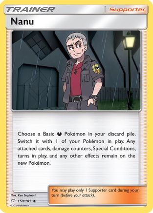 Nanu 150/181 - SM  Team Up Reverse Holofoil