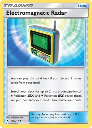 Electromagnetic Radar 169/214 - SM  Unbroken Bonds Reverse Holofoil