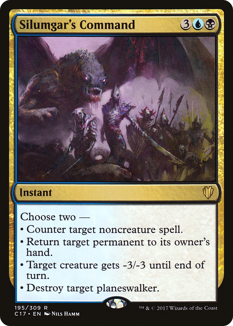 Silumgar's Command (C17-195) - Commander 2017
