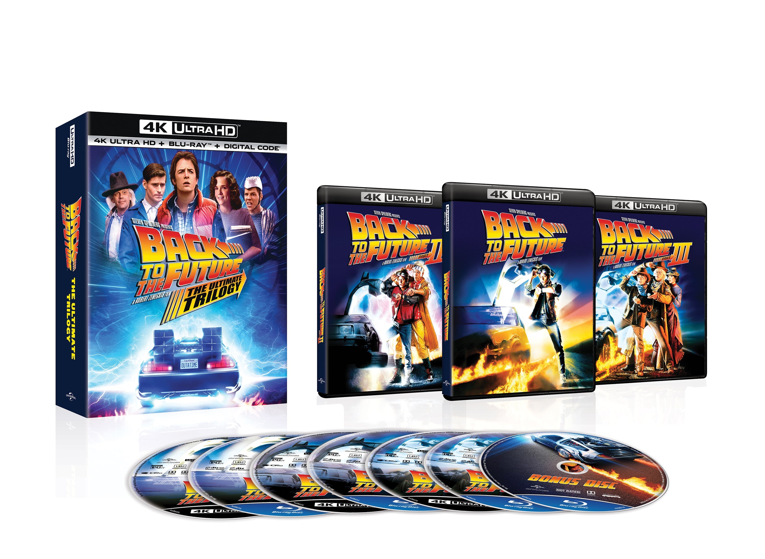 Back to the Future: The Ultimate Trilogy (4K Ultra HD + Blu-ray™ + Digital Code) [2024]