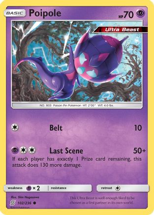 Poipole 102/236 - SM  Unified Minds