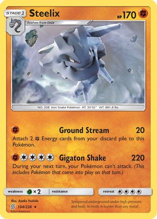 Steelix 104/236 - SM  Unified Minds