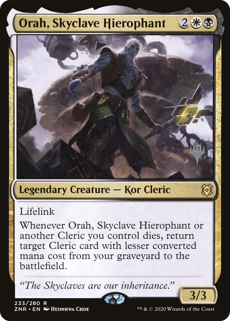 Orah, Skyclave Hierophant (PPZNR-233P) - Zendikar Rising Promos Foil