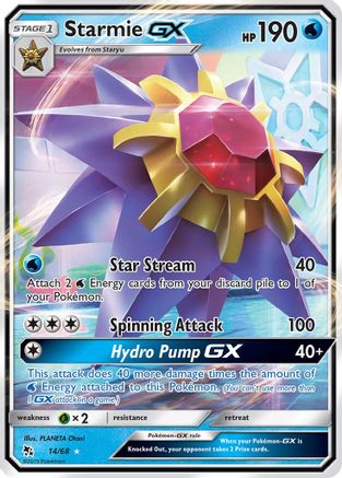 Starmie GX 014/68 - Hidden Fates Holofoil