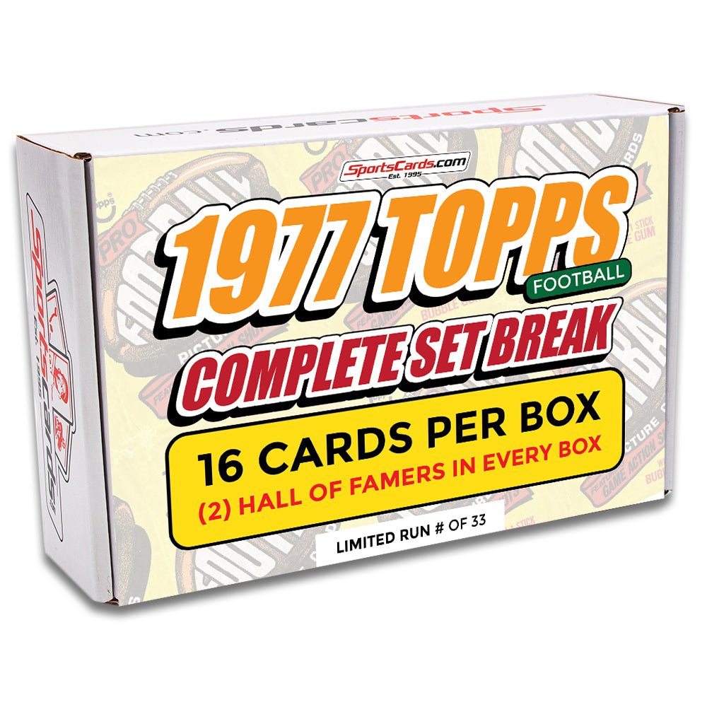 1977 TOPPS FOOTBALL COMPLETE SET BREAK - 16 CARDS PER BOX! 2 HOFERS PER BOX!