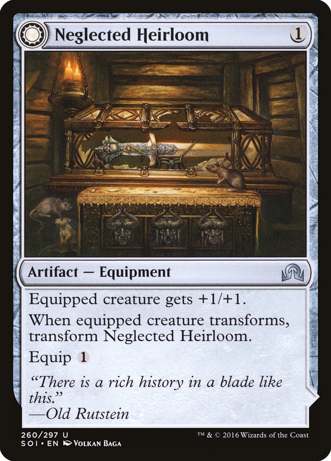 Neglected Heirloom // Ashmouth Blade (SOI-260) - Shadows over Innistrad: (Double Faced Transform) Foil