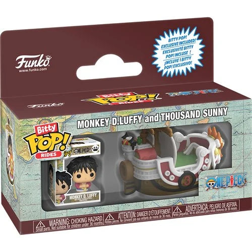 One Piece Monkey D. Luffy with Thousand Sunny Funko Bitty Pop! Ride