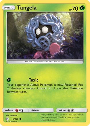Tangela 005/236 - SM  Cosmic Eclipse Reverse Holofoil