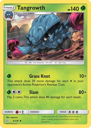 Tangrowth 006/236 - SM  Cosmic Eclipse Reverse Holofoil