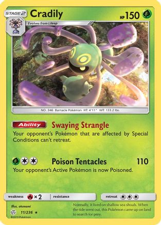 Cradily 011/236 - SM  Cosmic Eclipse