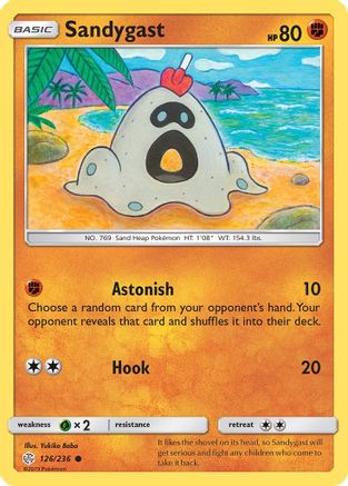 Sandygast 126/236 - SM  Cosmic Eclipse Reverse Holofoil