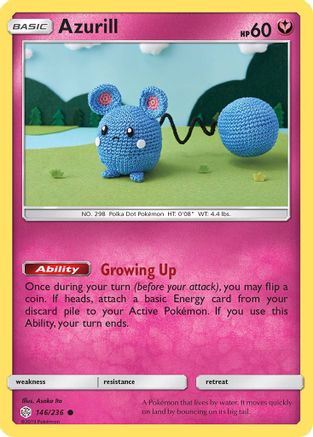 Azurill 146/236 - SM  Cosmic Eclipse