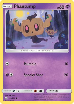 Phantump 093/236 - SM  Cosmic Eclipse