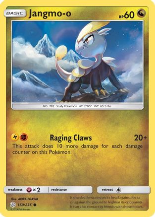 Jangmo-o 160/236 - SM  Cosmic Eclipse Reverse Holofoil
