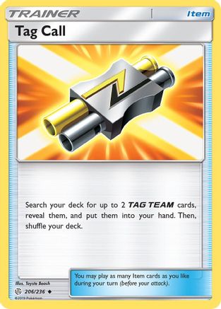 Tag Call 206/236 - SM  Cosmic Eclipse Reverse Holofoil