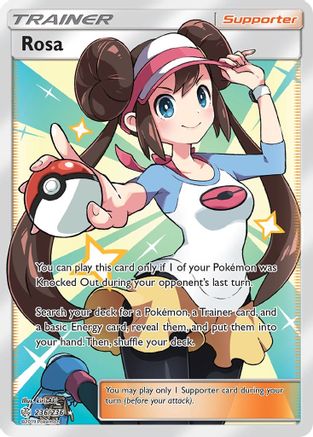 Rosa (Full Art) 236/236 - SM  Cosmic Eclipse Holofoil