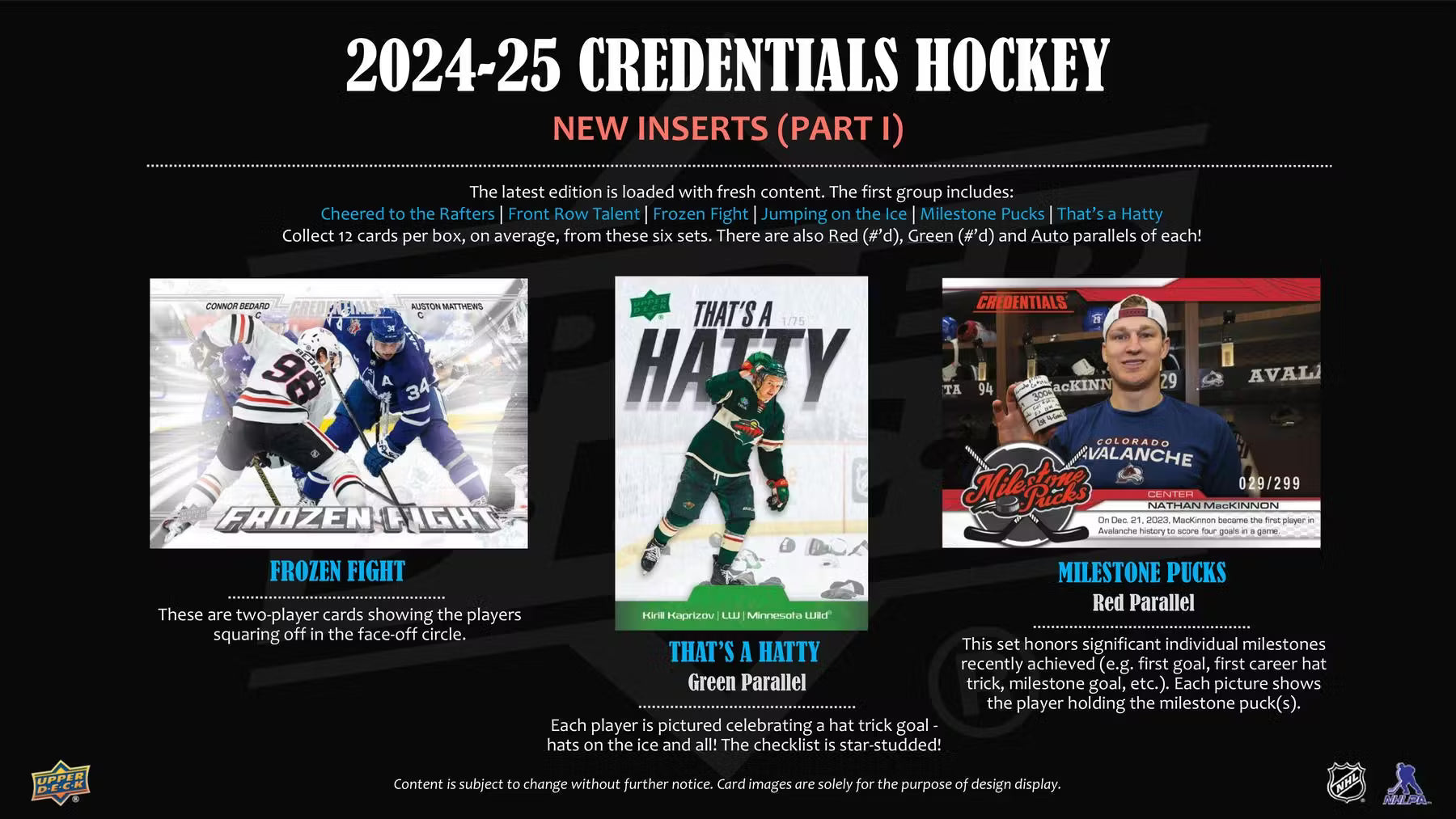 2024/25 Upper Deck Credentials Hockey Hobby Box