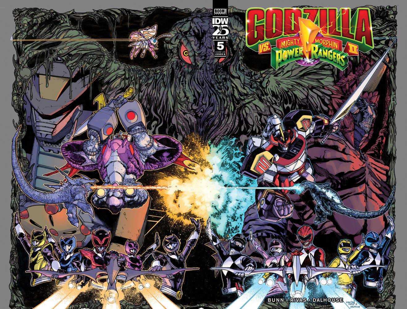 Godzilla Vs. The Mighty Morphin Power Rangers (2024) #5B