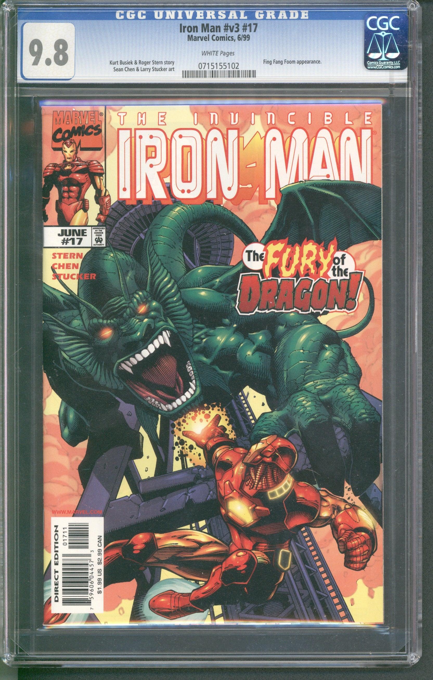 Iron Man #v3 #17 (6/99) Graded CGC 9.8
