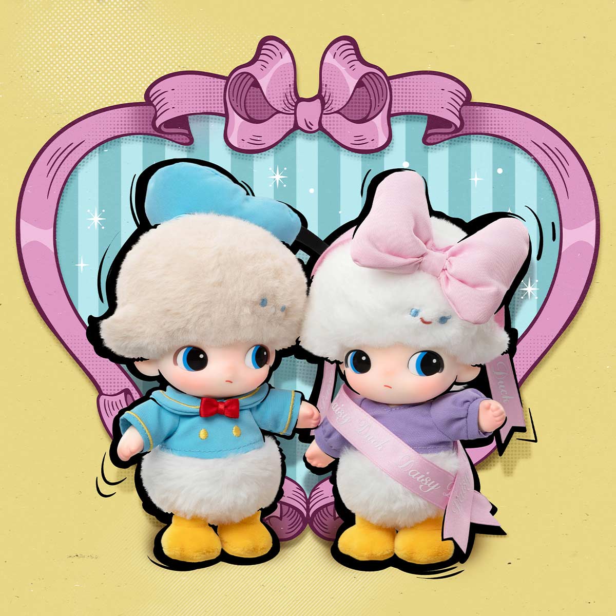 [In Stock] POPMART DIMOO WORLD × DISNEY Series-Vinyl Plush Keychain Blind Box (SEALED)