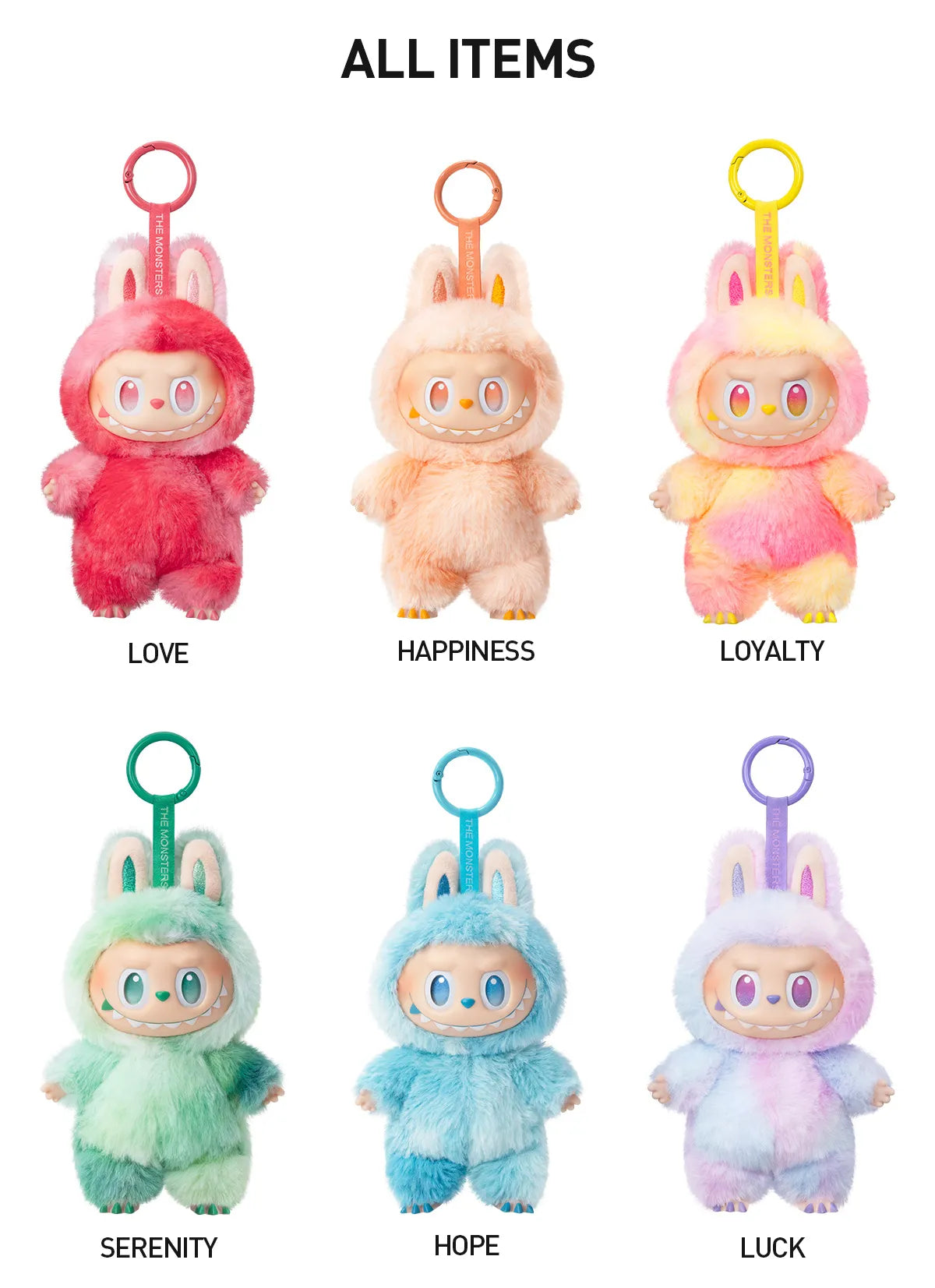 [In Stock] POPMART Big into Energy Series-Vinyl Plush Pendant Blind Box Labubu