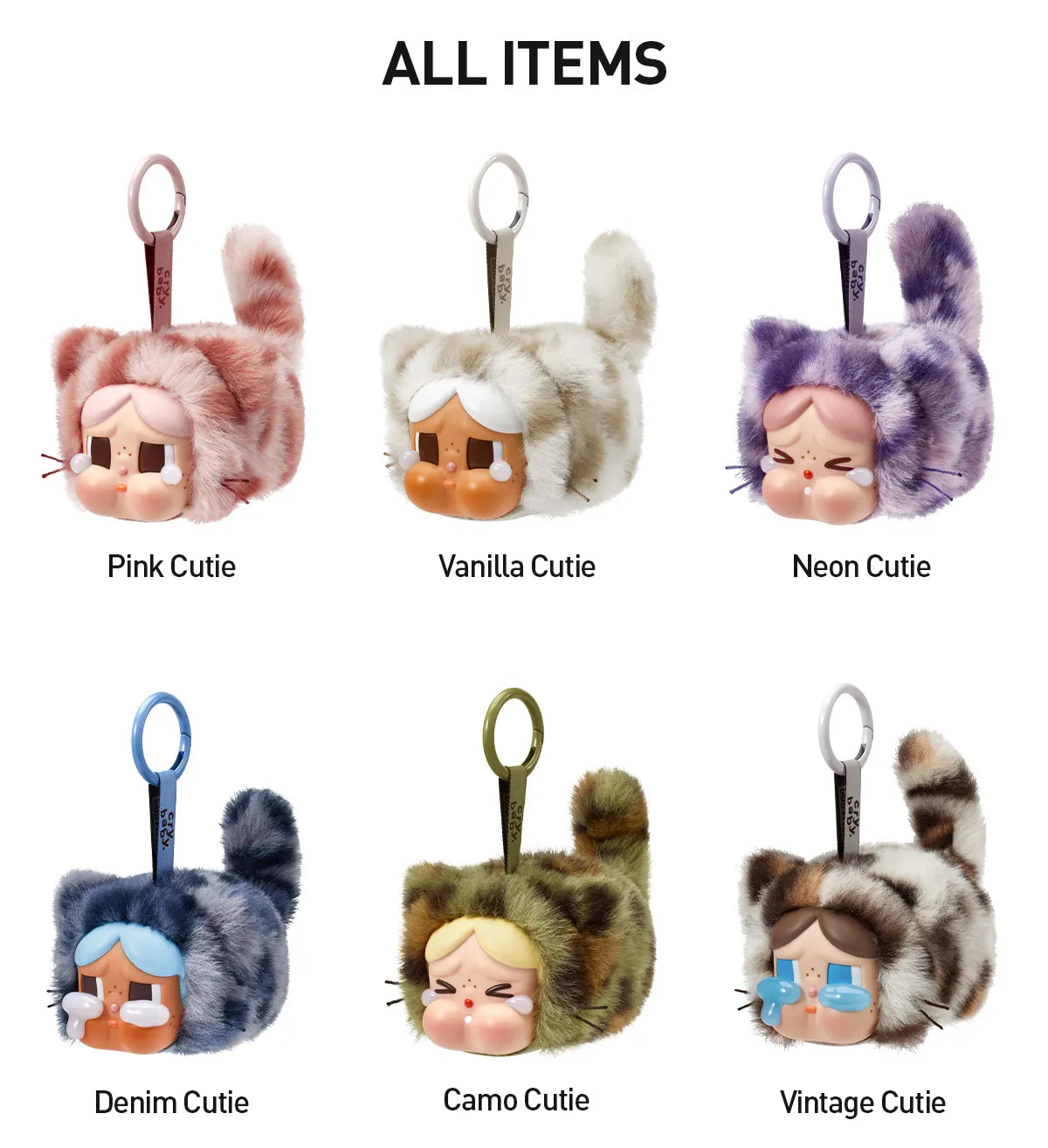 [IN STOCK] POPMART CRYBABY Wild but Cutie Series - Vinyl Plush Pendant Blind Box