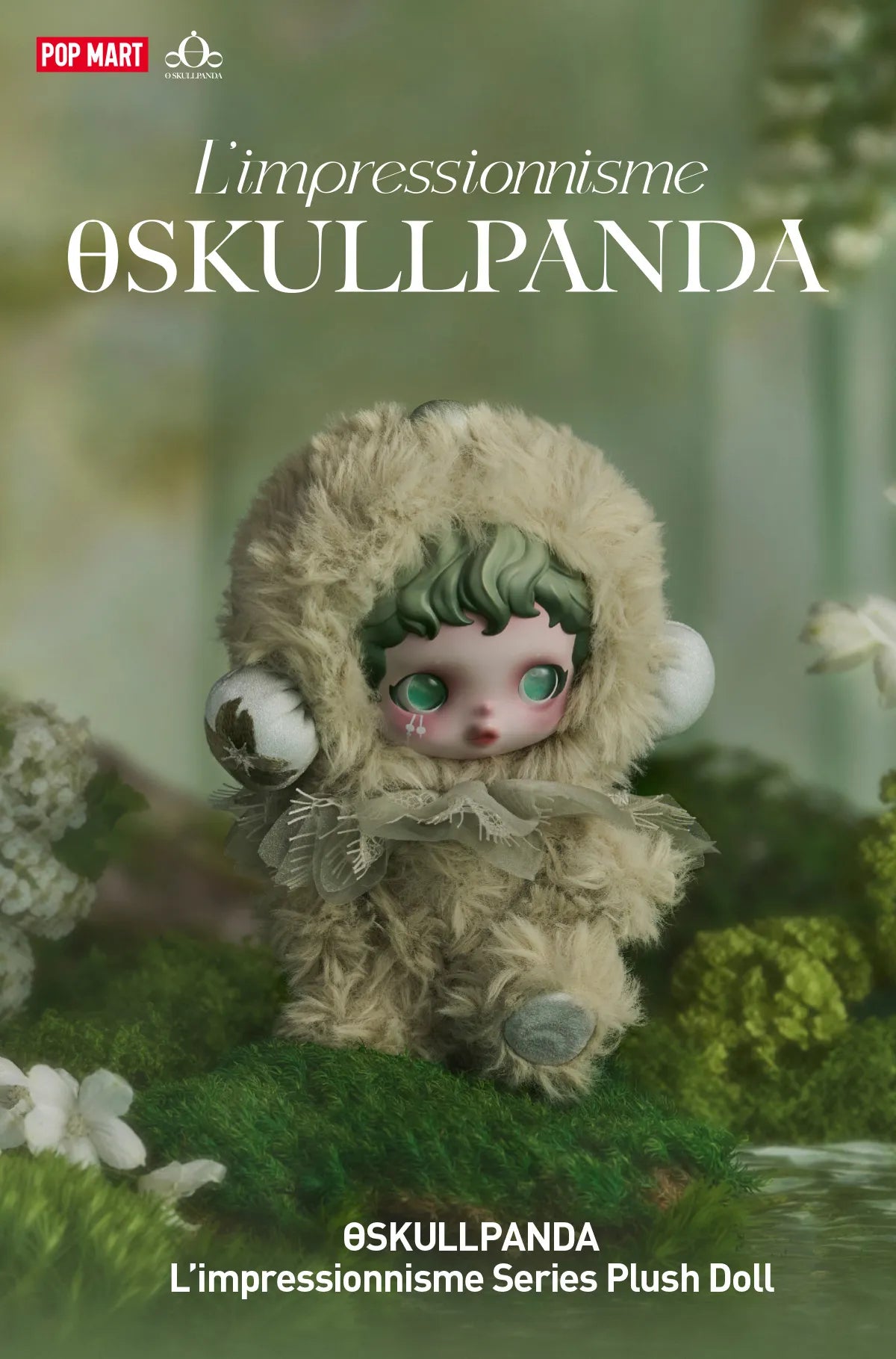 [IN STOCK] POPMART θSKULLPANDA L'impressionnisme Series Plush Doll