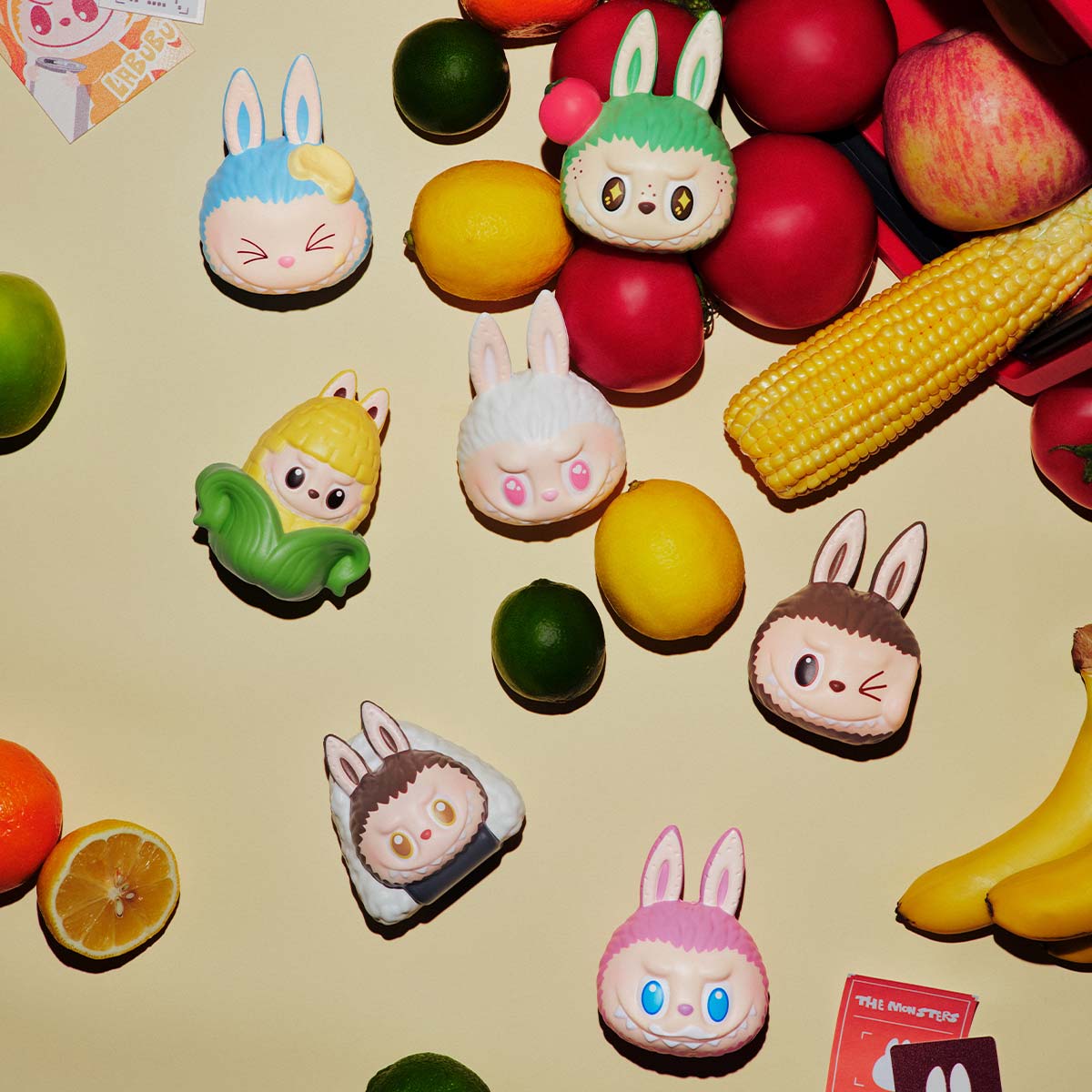 [In Stock] POPMART Wacky Mart Series-Pinch Pendant Squishy Charm Blind Box (SEALED)