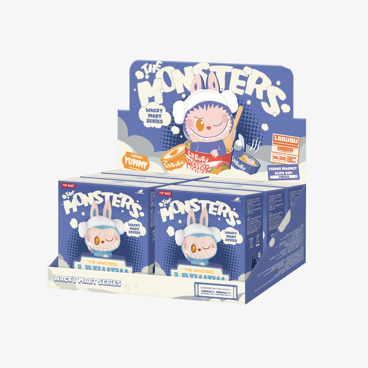 [In Stock] POPMART Wacky Mart Series-Fridge Magnet Blind Box (SEALED)