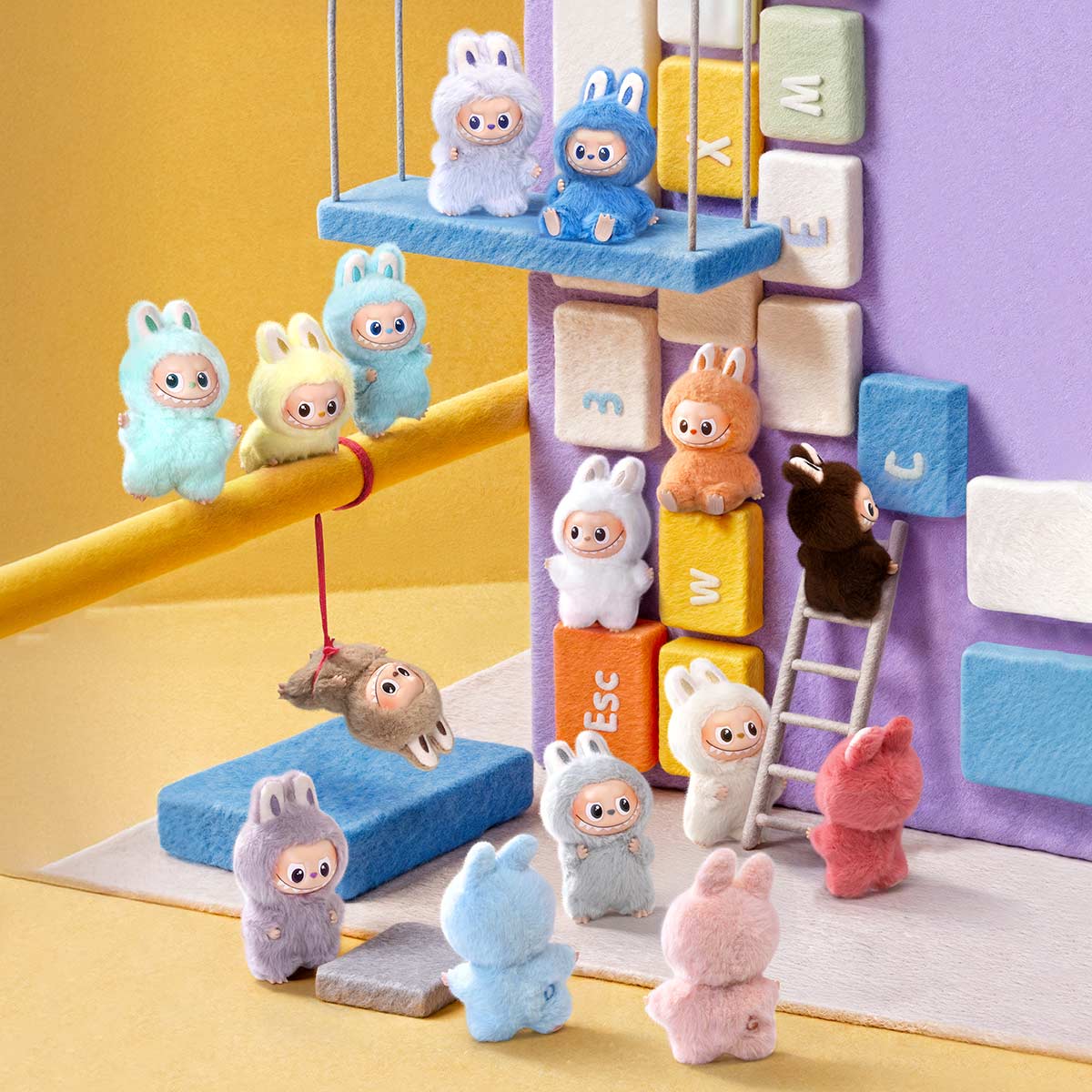 [CHOOSE YOUR LETTERS OPTION!] [IN STOCK] POPMART Labubu Pin for Love