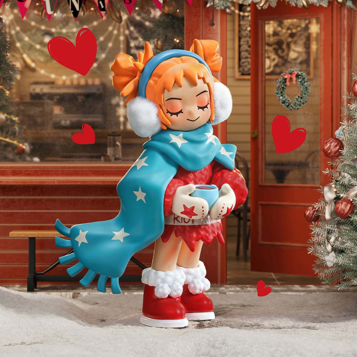 Lil Peach Riot Holiday Mixtape Series Blind Box - POP MART Collectible Figures