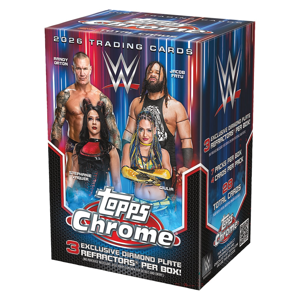 2026 Topps Chrome WWE Factory Sealed Value Box