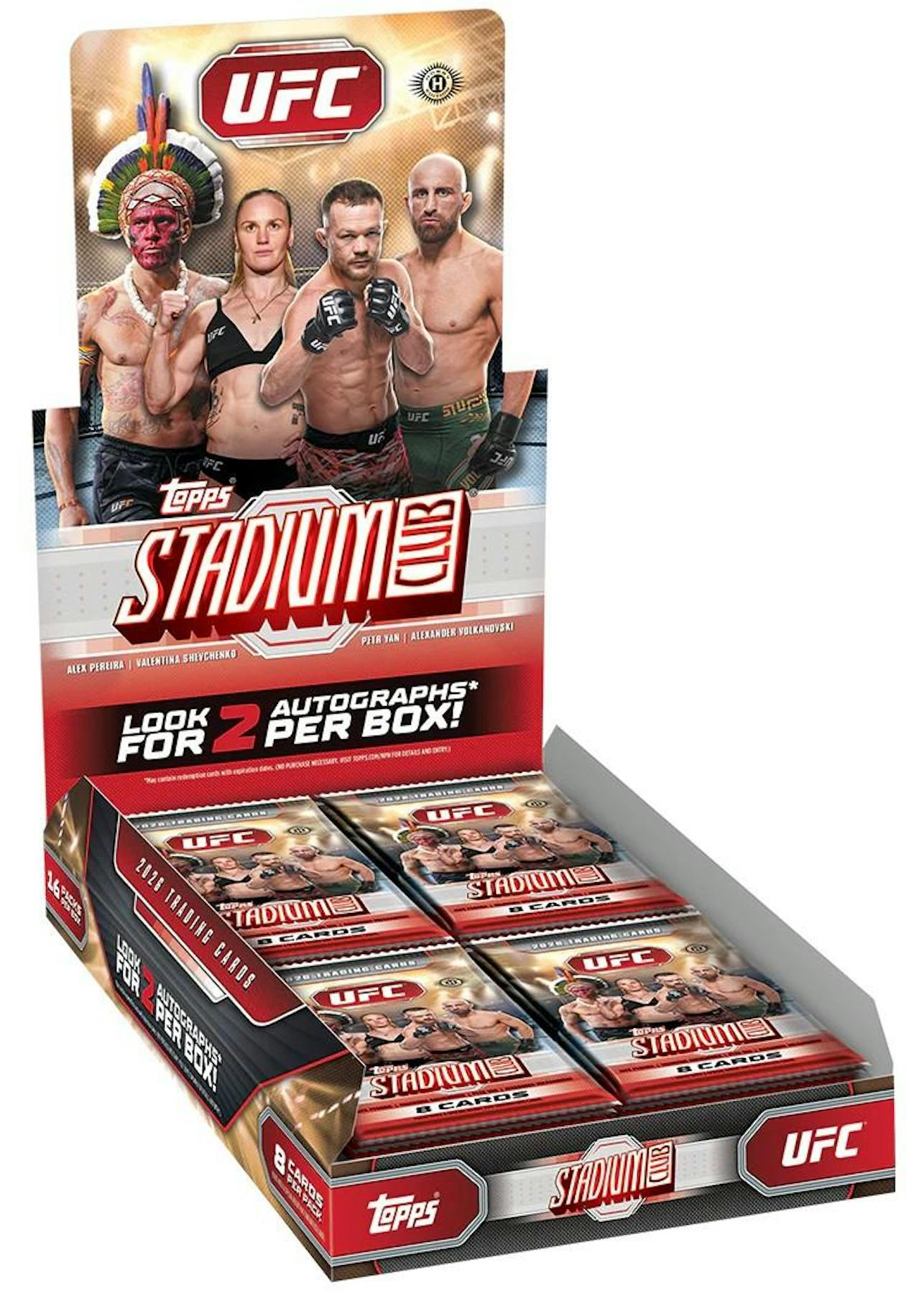 2026 Topps Stadium Club UFC Hobby Box