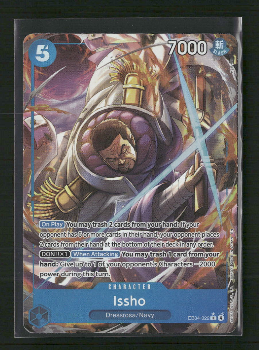 Issho - EB04-022 (Alternate Art) #EB04-022 R - One Piece The Azure Sea's Seven