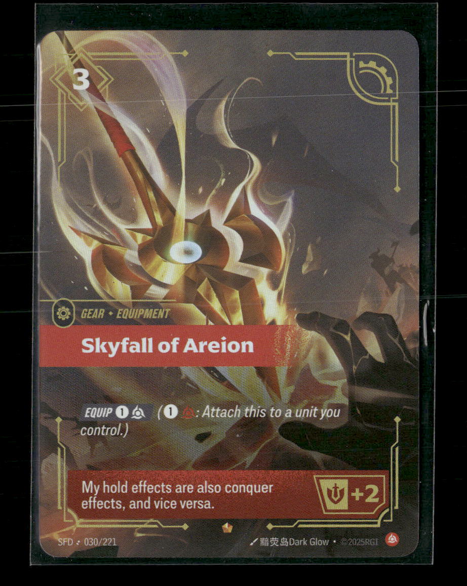 Skyfall of Areion #030/221 Rare - Riftbound Spiritforged