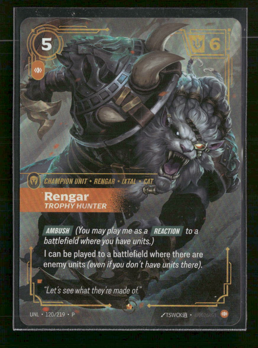 Rengar #120/219 Legendary - Riftbound