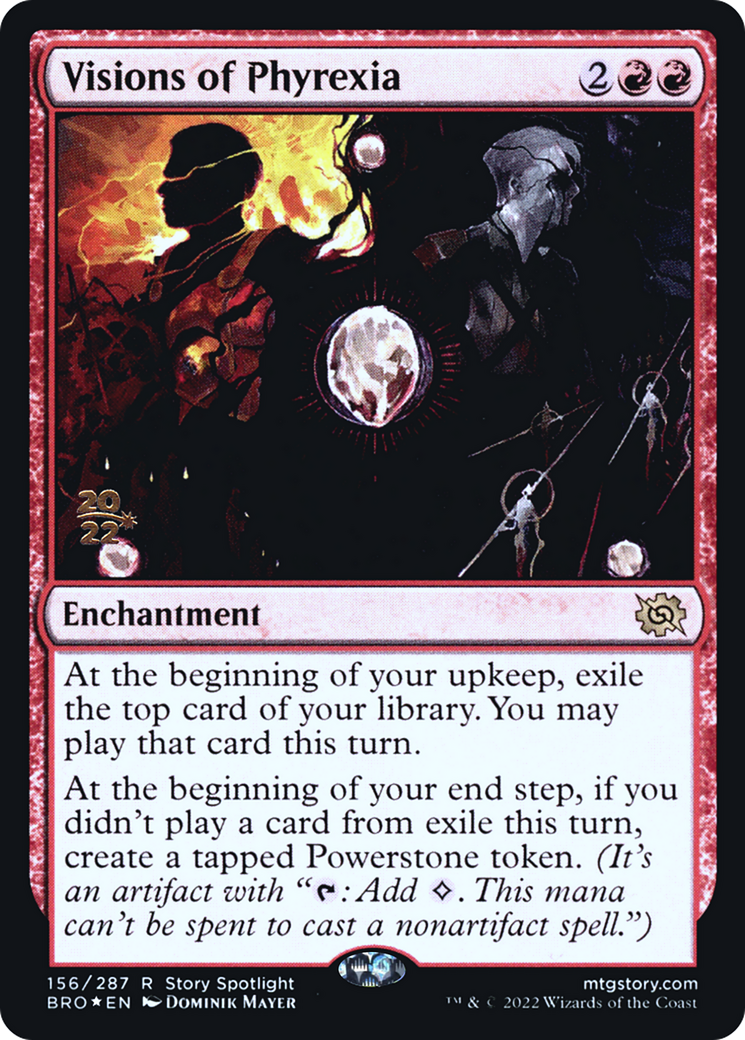Visions of Phyrexia (PRE-156S) - The Brothers' War Promos Foil