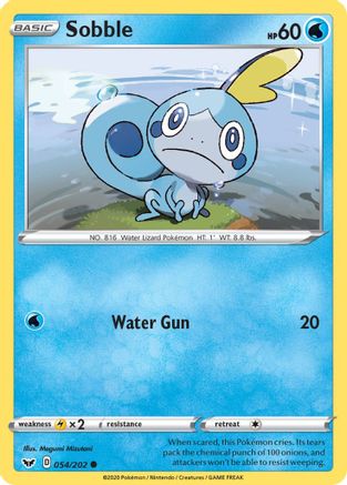 Sobble () 054/202 - SWSH01 Sword & Shield Base Set Reverse Holofoil