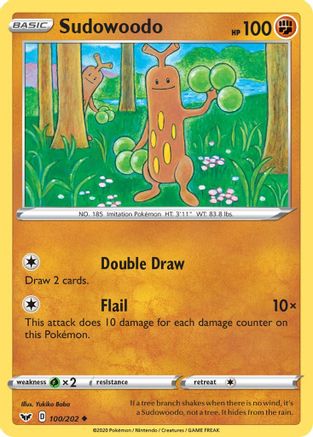Sudowoodo 100/202 - SWSH01 Sword & Shield Base Set